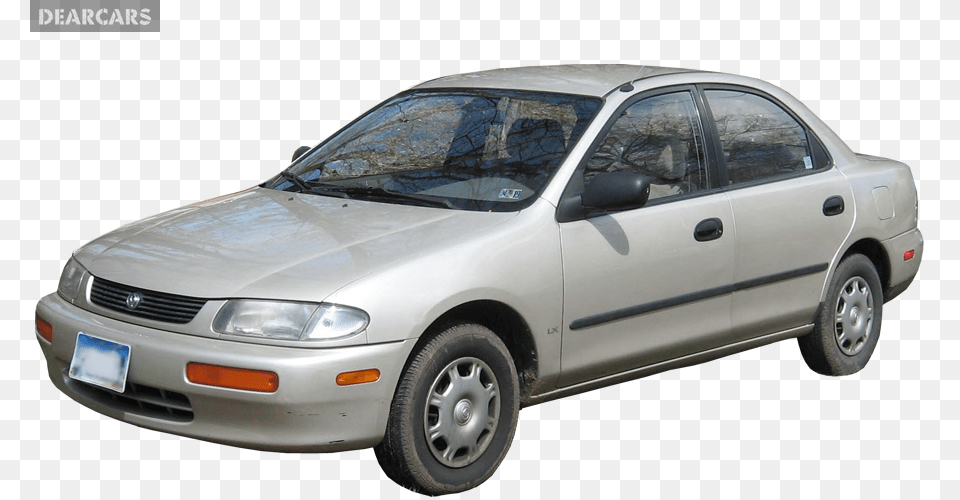 Mazda 323 Sedan 4 Doors 1994 1997 Front Left 96 Mazda Protege Dx, Alloy Wheel, Wheel, Vehicle, Transportation Png Image