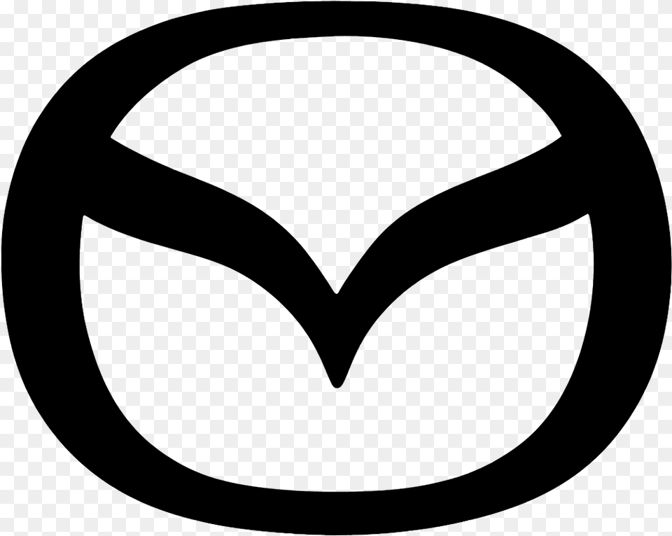 Mazda Logo File Mazda Logo Black And White, Nature, Night, Outdoors Free Png Download