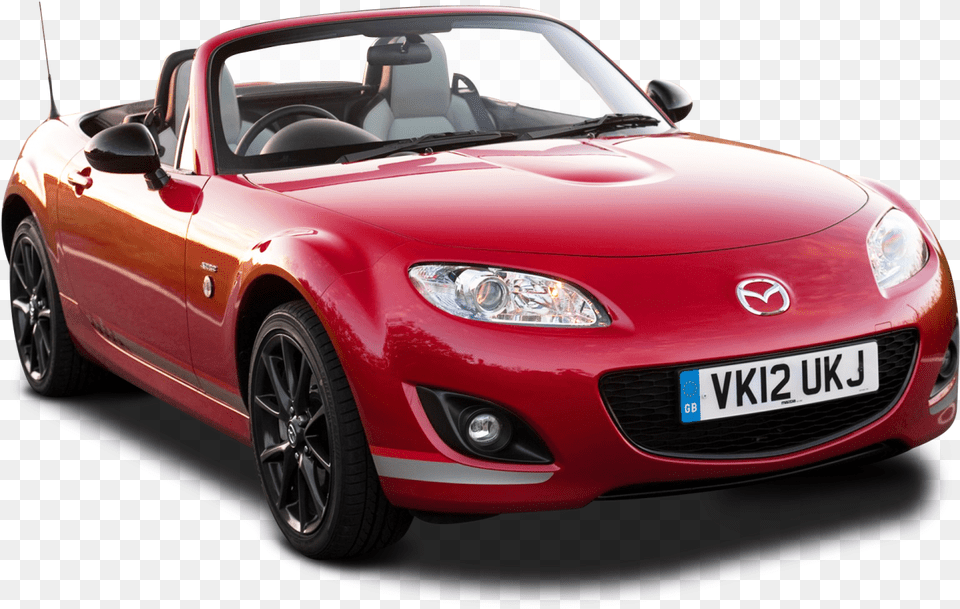 Mazda Mx 5 Kuro Red Car Image, Vehicle, Transportation, Wheel, Machine Png