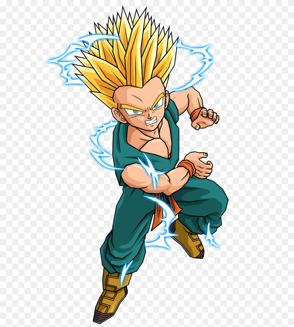 Maze Clipart Dragon Ball Z Picture Trunks Dragon Ball Super Saiyan, Book, Comics, Publication, Baby Free Png Download