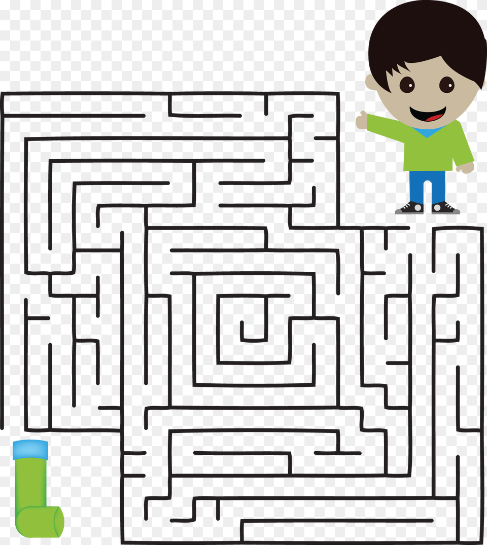 Maze Clipart Games Maze Game Kids, Baby, Person, Face, Head Free Png Download