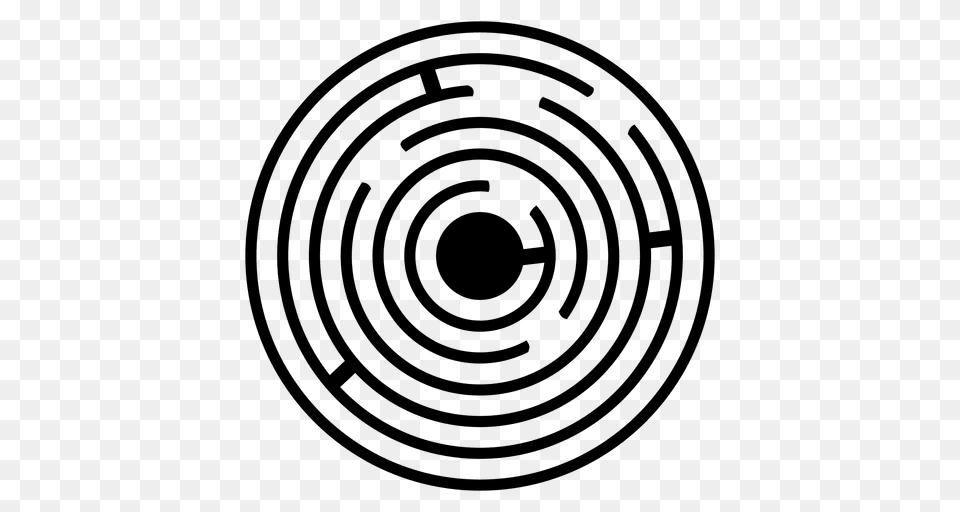 Maze Crop Circle Illustration, Spiral, Coil Png Image