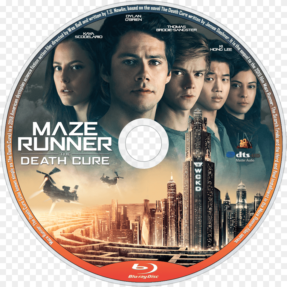 Maze Runner 3 Dvd Cover, Disk, Adult, Person, Head Free Png