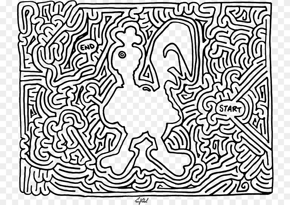 Mazes By Eric Eckert, Art, Blackboard Png Image