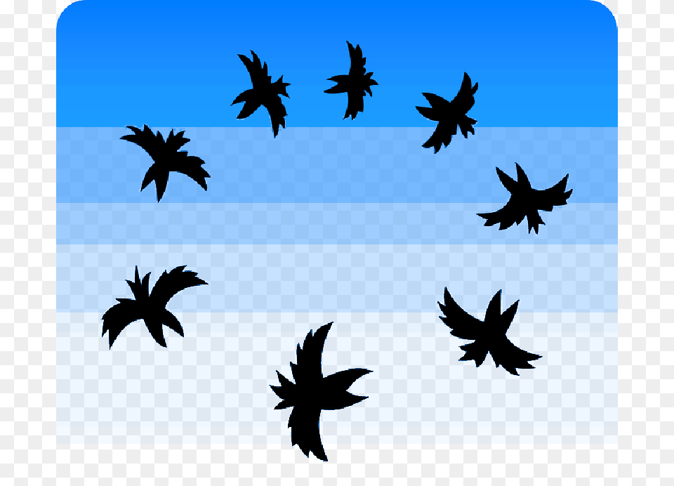 Mb Imagepng Black Birds In The Sky Trucker Hat White And Black, Animal, Bird, Flying, Leaf Free Png Download
