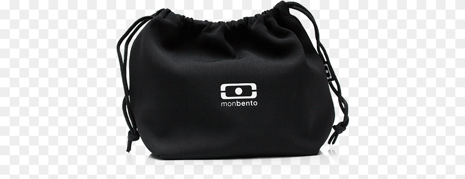Mb Pochette Black White Monbento Lunch Bag For Bento Black, Accessories, Handbag, Purse Free Png Download