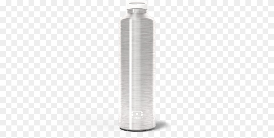 Mb Steel Silver Monbento Mb Steel Insulated Water Bottle, Cylinder, Water Bottle, Shaker Free Transparent Png