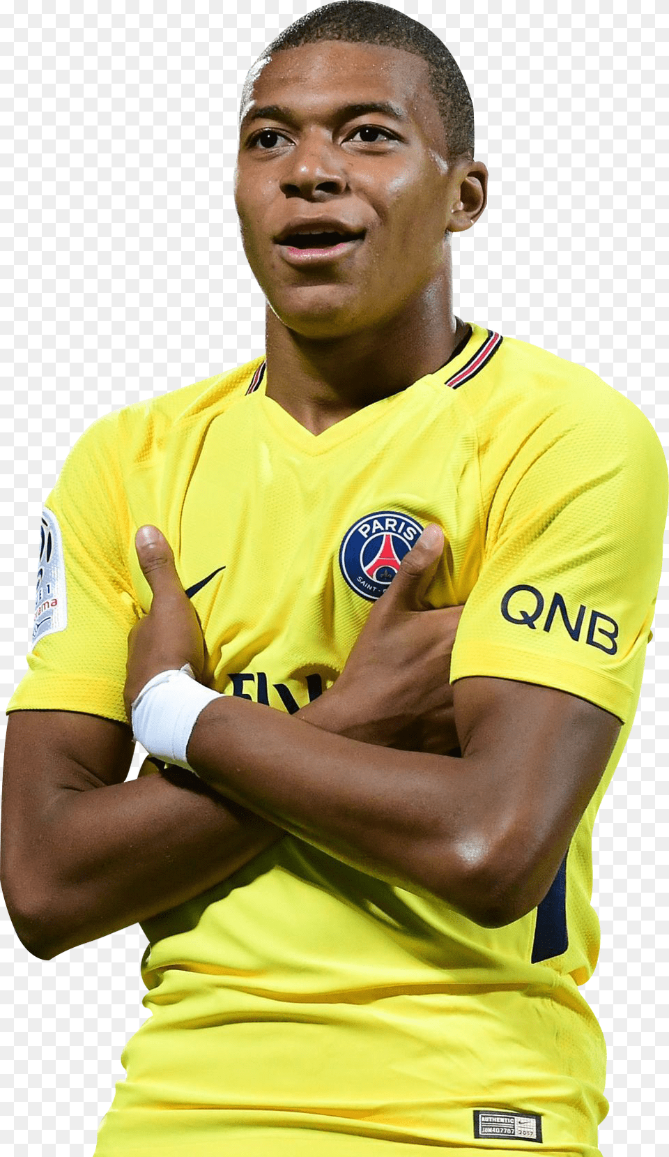 Mbappe Psg, Shirt, Person, Body Part, Clothing Png