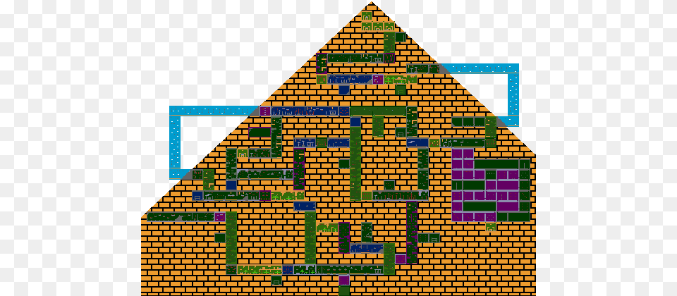 Mbj Pyramid Map Mighty Bomb Jack Map, Scoreboard, Triangle Png Image