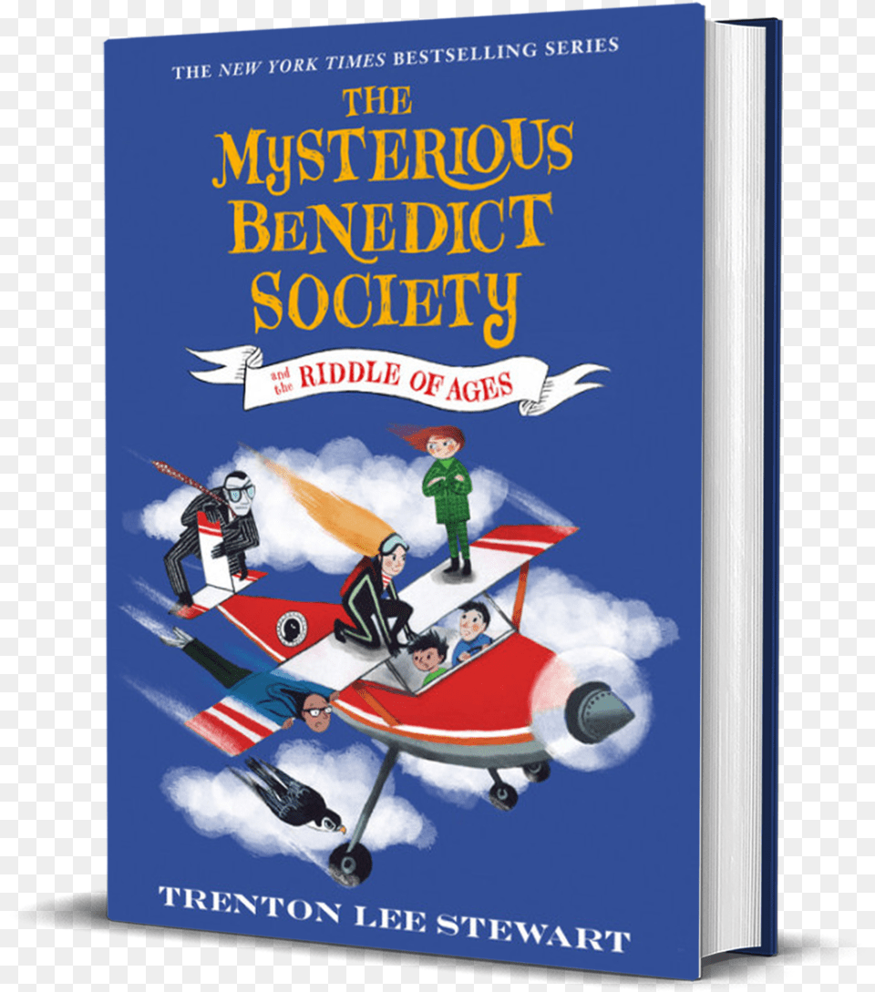 Mbs Book 4 Bookshot Mysterious Benedict Society And The Riddle, Advertisement, Publication, Person, Poster Free Png