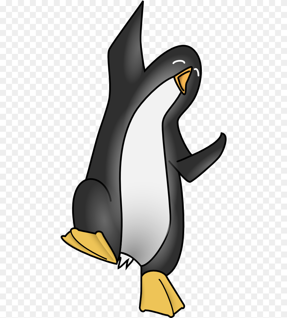 Mbtwms Penguin Linux Art 555px Penguin Dancing, Animal, Bird, King Penguin, Fish Png Image