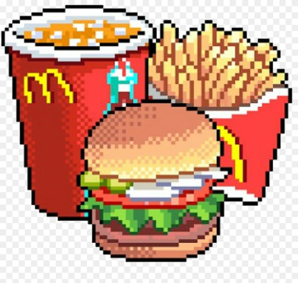 Mc Donald Comida Pixel Freetoedit, Food, Fries, Baby, Person Free Png Download