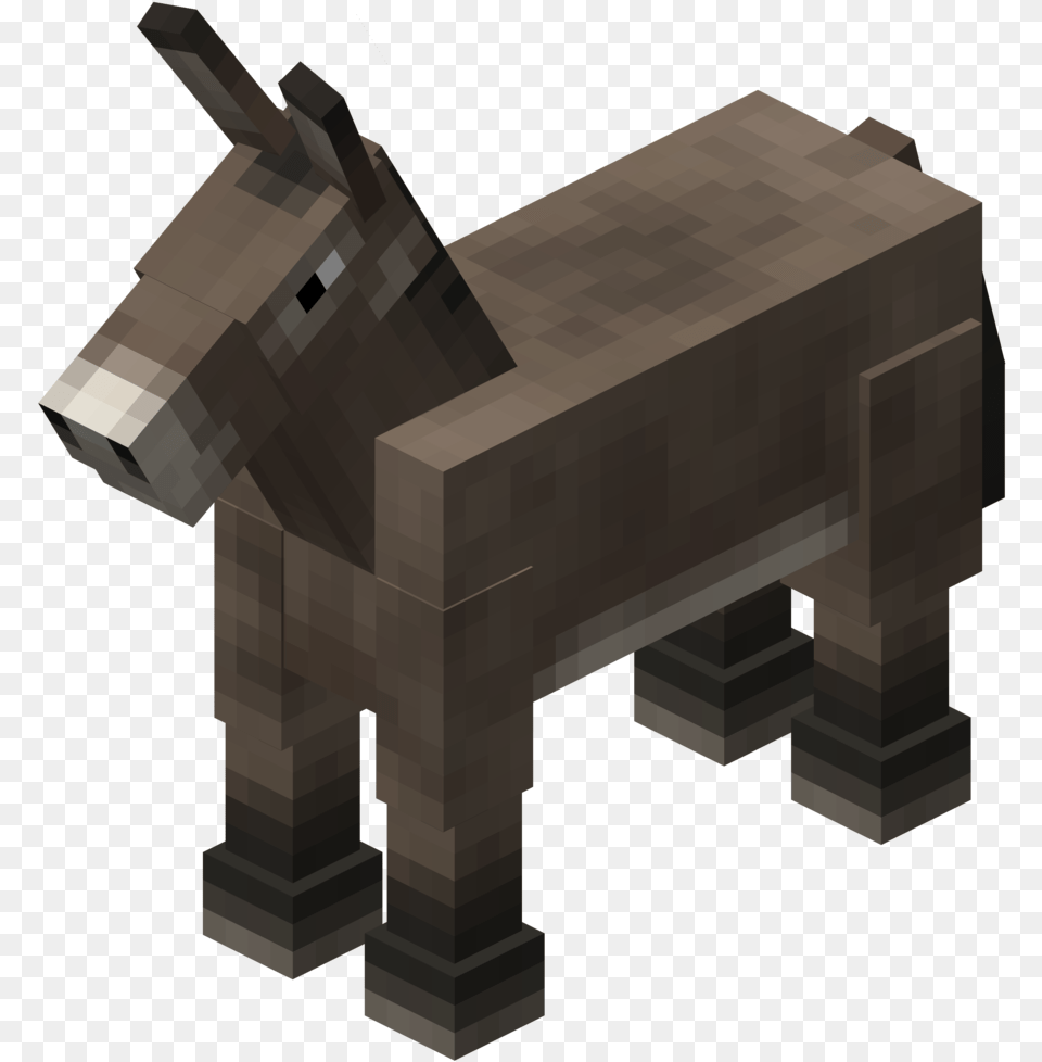 Mc Donkey Minecraft Mule, Animal, Mammal Png