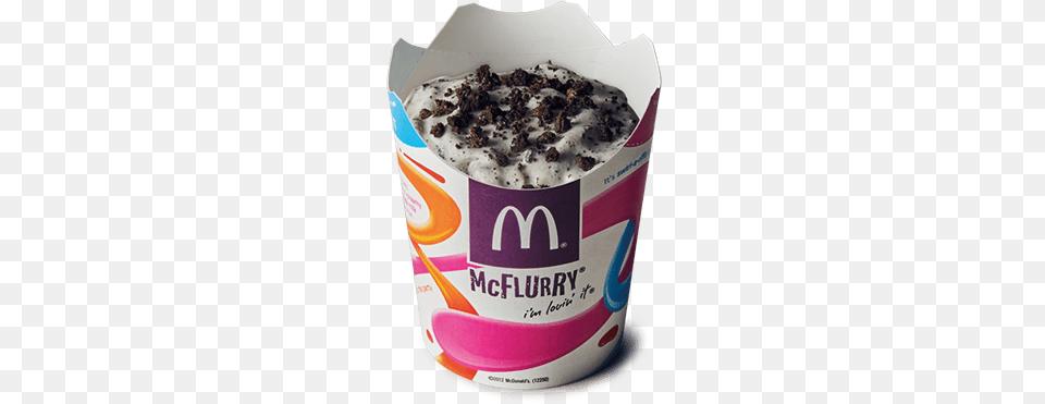 Mc Flurry With Oreo Cookies Mc Flurry Oreo Background, Yogurt, Frozen Yogurt, Food, Dessert Png