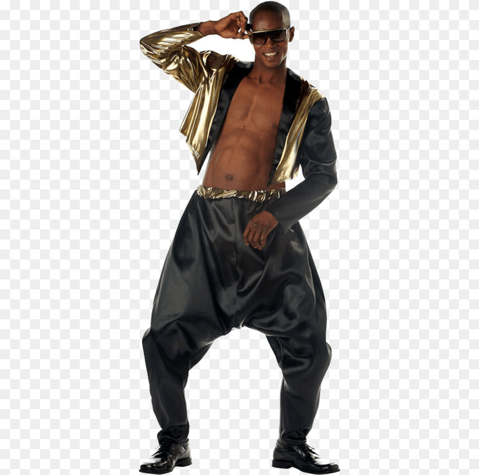 Mc Hammer Costume, Adult, Male, Man, Person Free Png