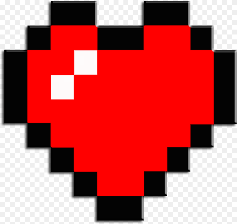 Mc Minecraft Mine Craft Steve Skin Alex Bw Bedwars Background Minecraft Heart Transparent, First Aid, Logo, Red Cross, Symbol Free Png