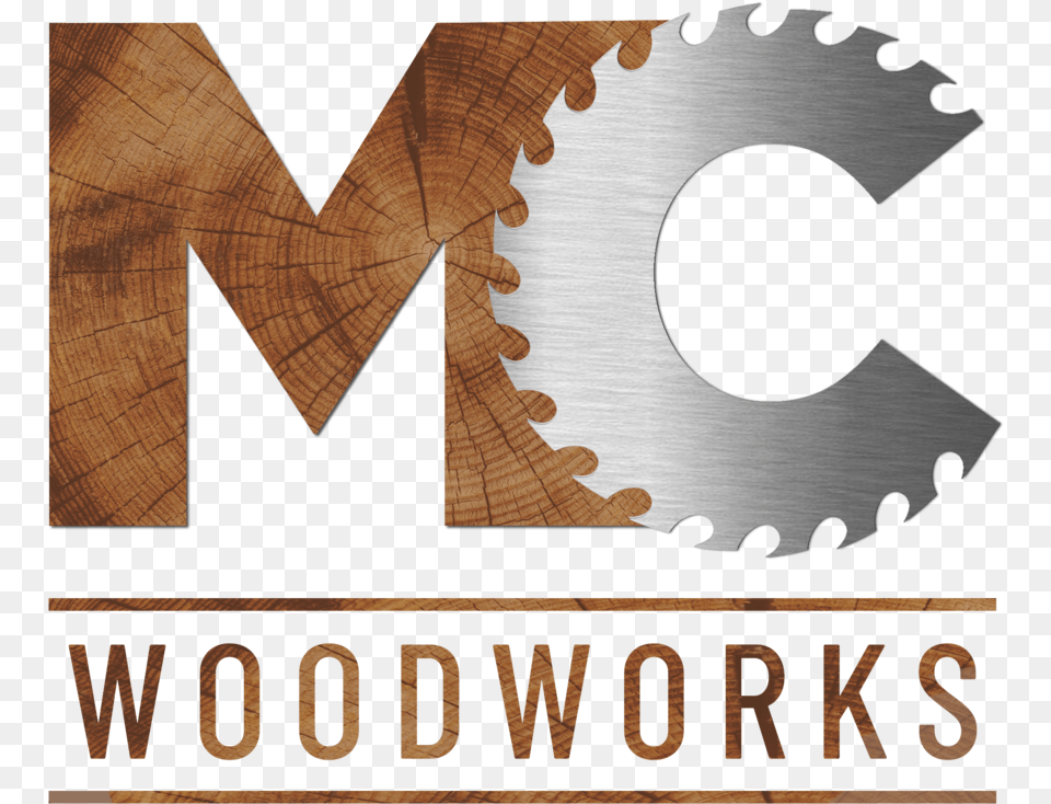 Mc Woodworks Logo U2014 Tenfold Creative Co Graphic Design, Wood Free Png