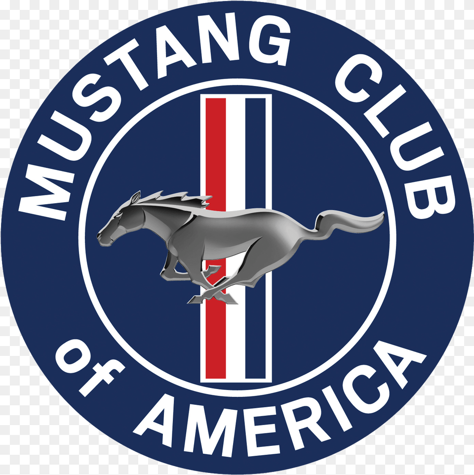 Mca Emblem Mustang Club Of America, Badge, Logo, Symbol, Car Free Png Download