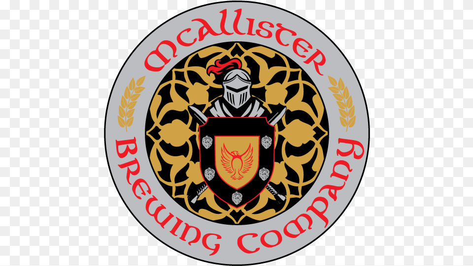 Mcallister S Brewery, Logo, Emblem, Symbol, Armor Free Png