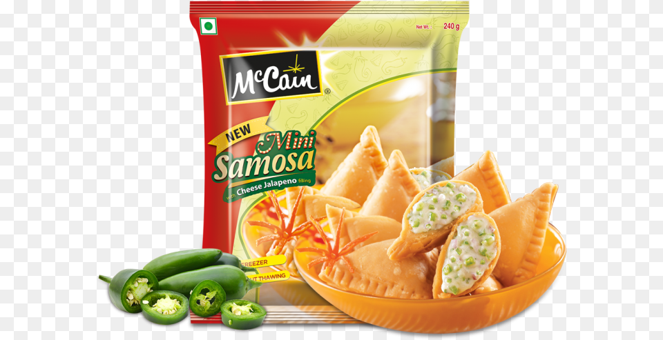 Mccain Cheese Corn Samosa, Food, Lunch, Meal, Snack Free Png
