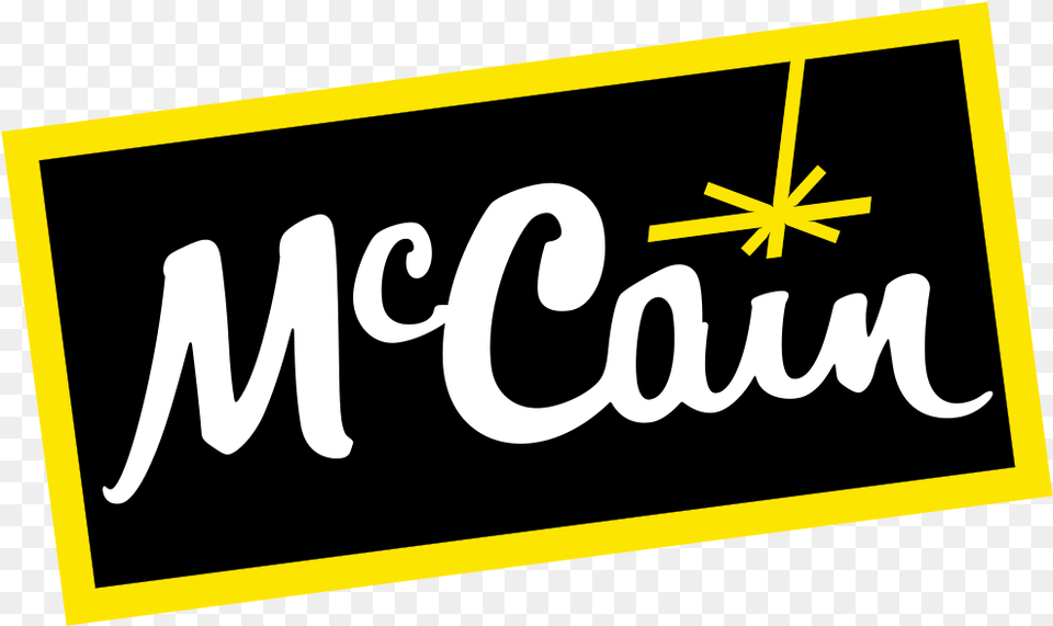 Mccain Foods Logo, Symbol, Blackboard, Text Free Png