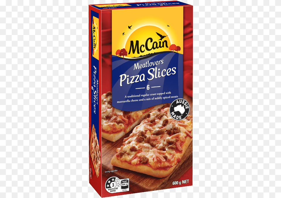 Mccain Meatlovers Pizza Slices, Advertisement, Food, Poster Png