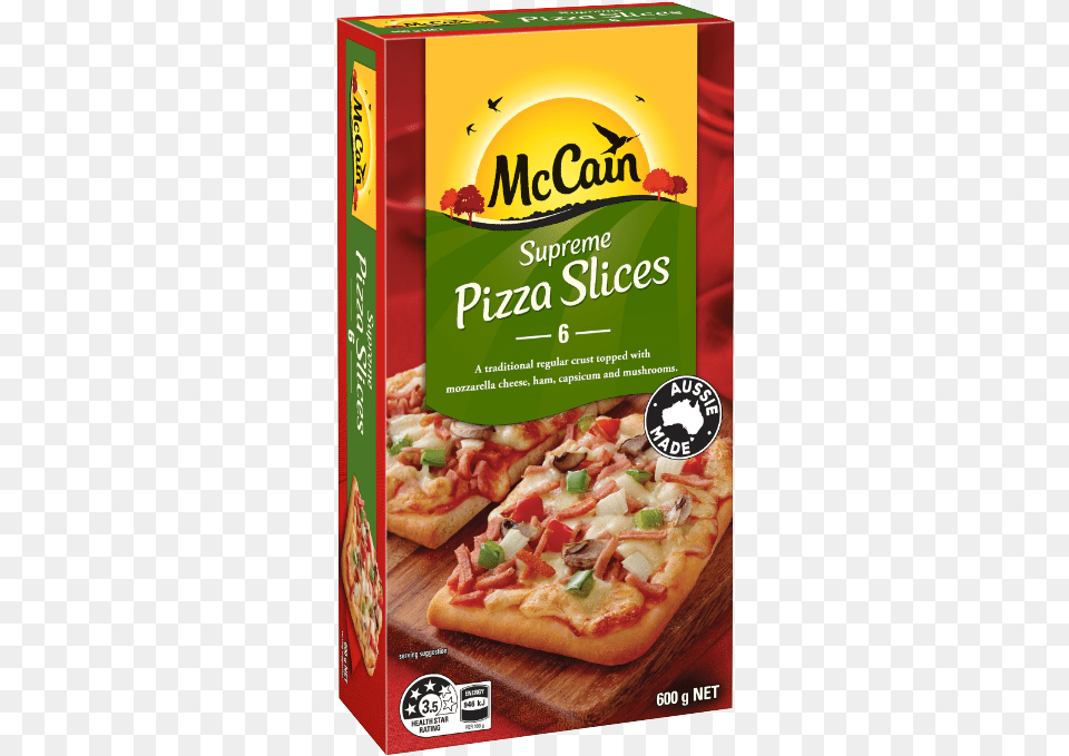 Mccain Pizza Singles Cheese And Bacon, Advertisement, Food, Poster Free Png