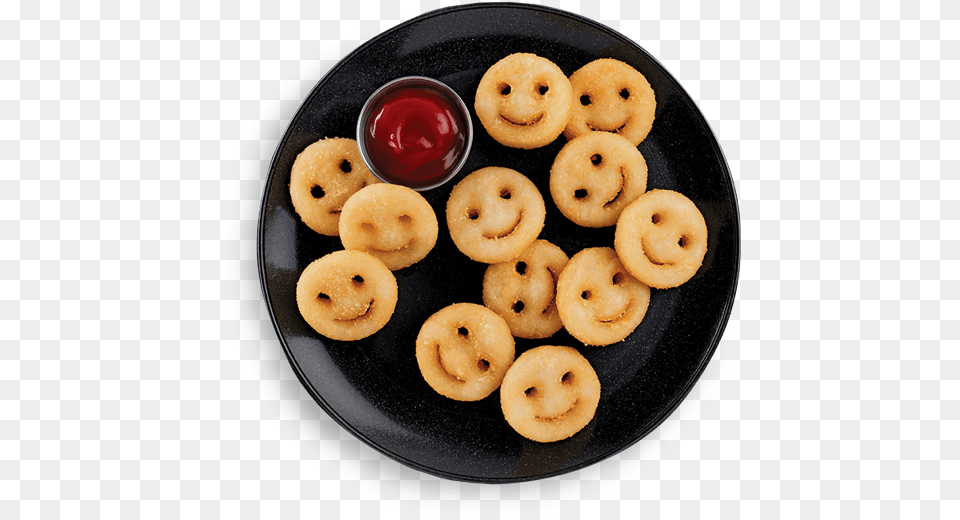Mccain Smiles Crispy Mashed Potato Shapes Foods Love U Sanrio Memes, Bread, Food, Ketchup, Food Presentation Png Image