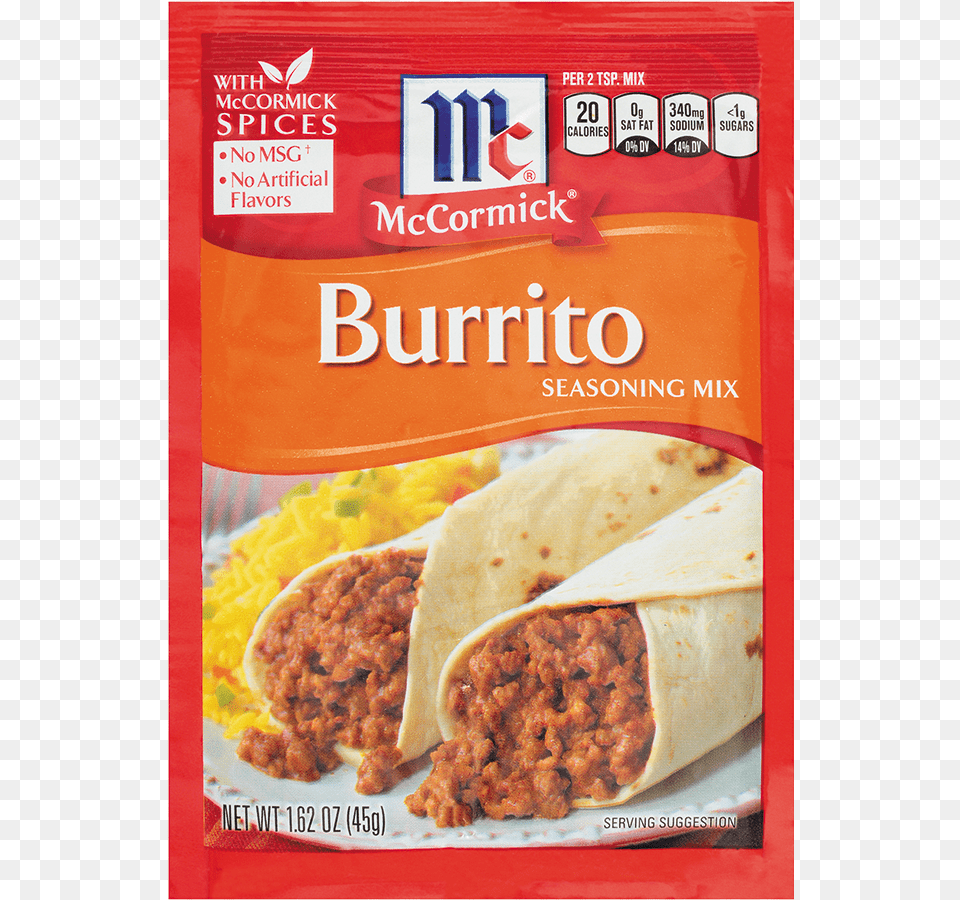 Mccormick Burrito Mix, Food, Sandwich Free Png
