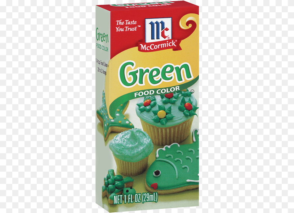 Mccormick Green Food Color Mccormick Green Food Coloring Ingredients, Birthday Cake, Cake, Cream, Dessert Free Transparent Png