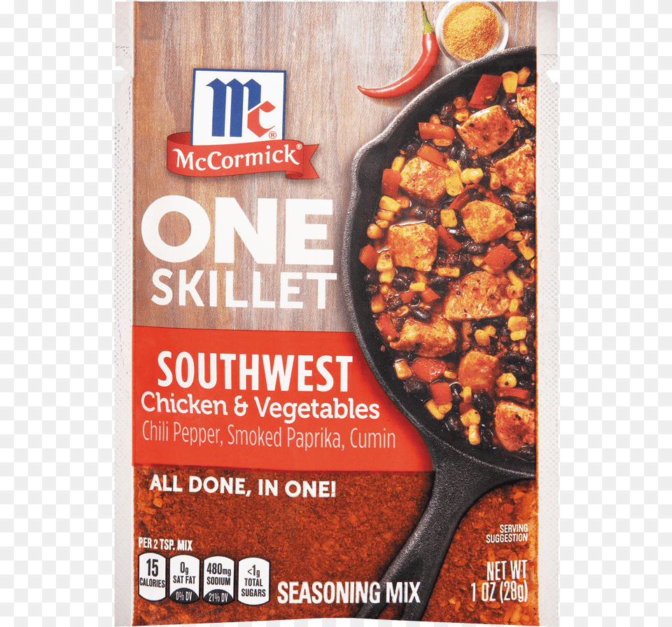 Mccormick One Skillet Seasoning Mix, Advertisement, Poster Png