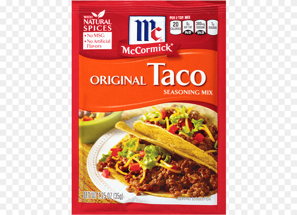 Mccormick Taco Seasoning Mix, Food, Sandwich Png