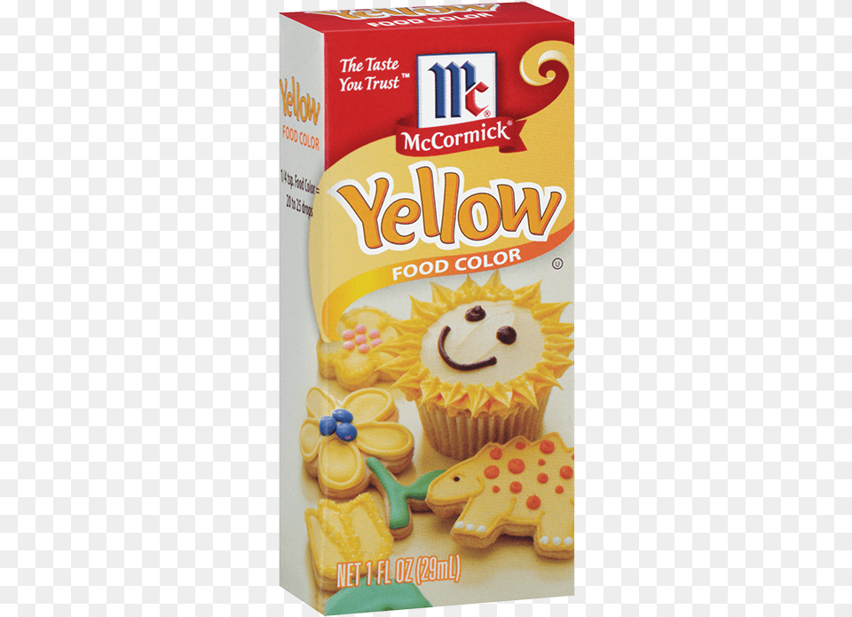 Mccormick Yellow Food Color Yellow Food Coloring, Sweets, Cake, Cream, Cupcake Free Transparent Png