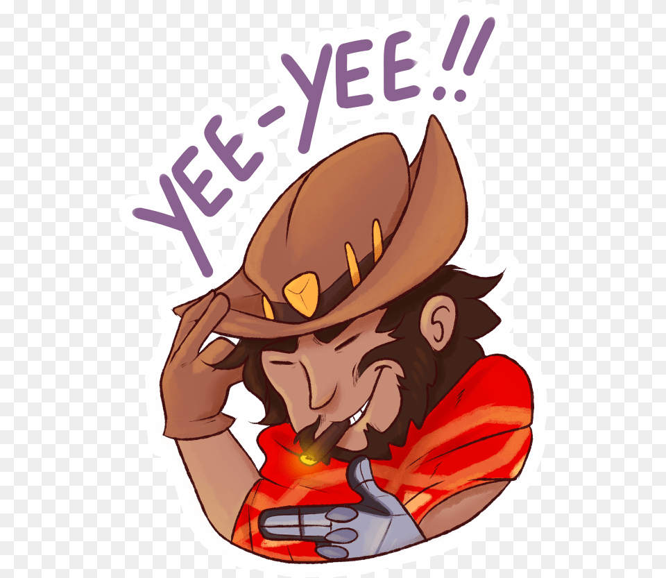 Mccree, Clothing, Hat, Book, Comics Png Image