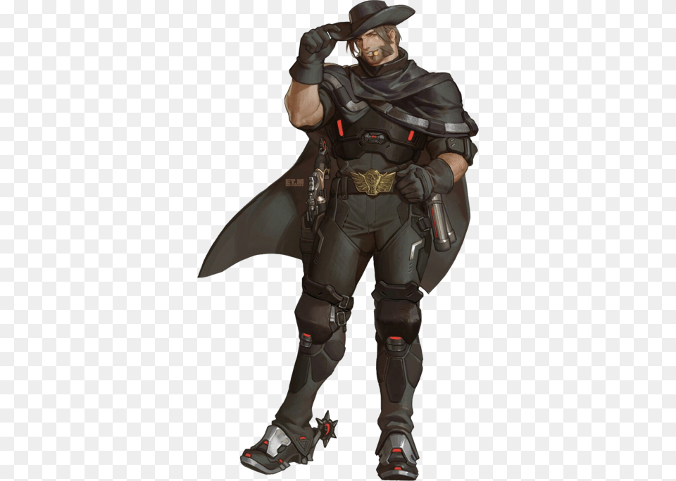 Mccree Mccree, Adult, Male, Man, Person Free Transparent Png