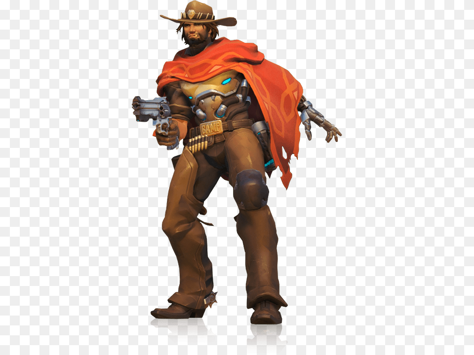 Mccree Standing, Adult, Clothing, Costume, Male Png Image