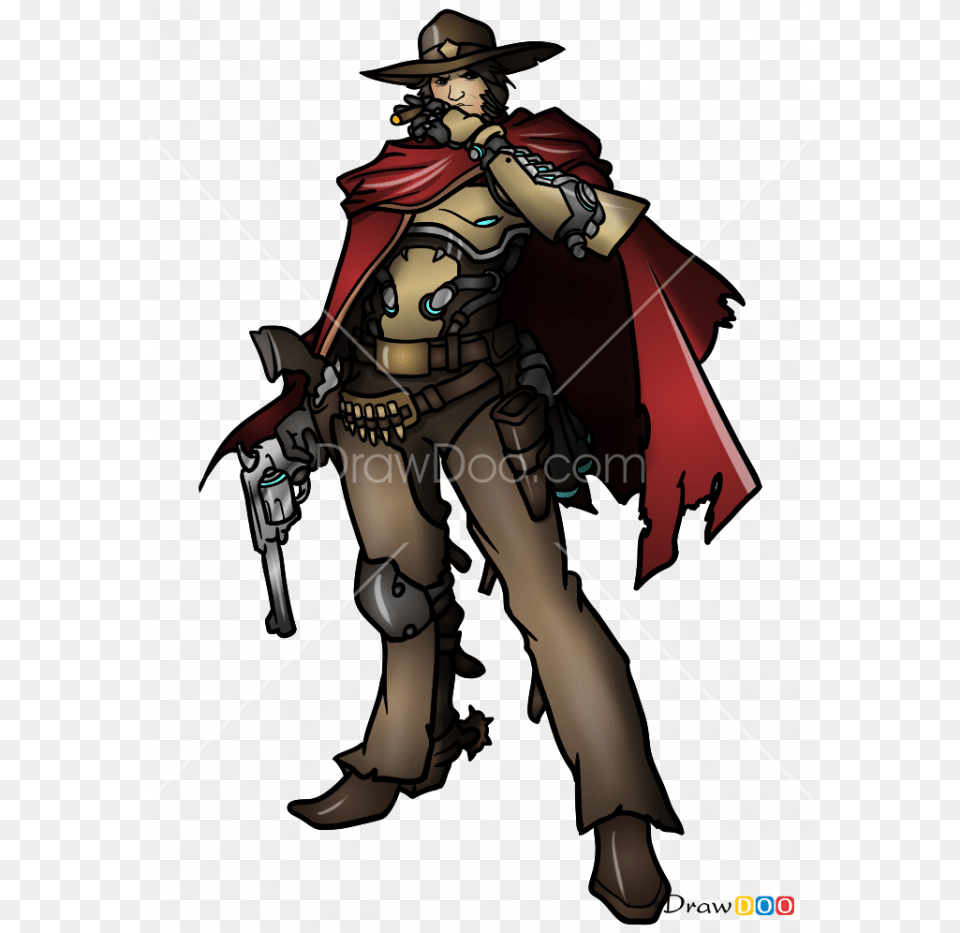 Mccree Transparent Overwatch Cowboy Video Game Characters, Adult, Female, Person, Woman Png Image