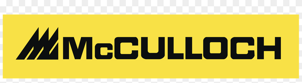 Mcculloch Yellow Background Logo, Text Png