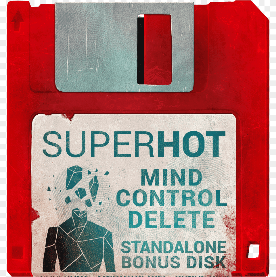 Mcd Disk Superhot Mind Control Delete, Text Free Transparent Png