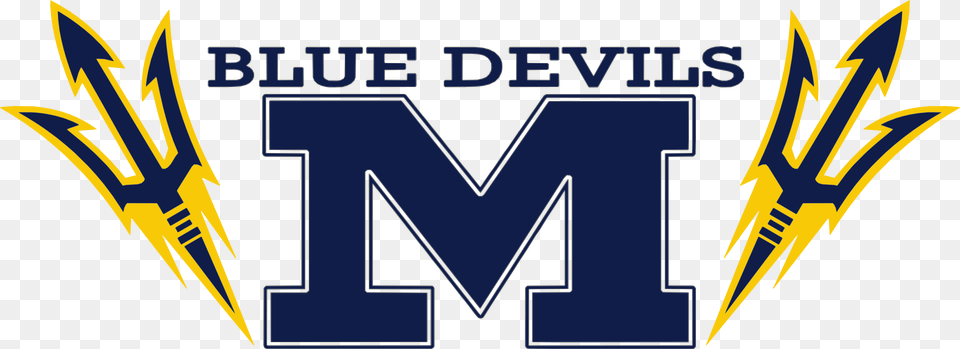 Mcdonald Blue Devils Logo, Trident, Weapon, Symbol Free Png