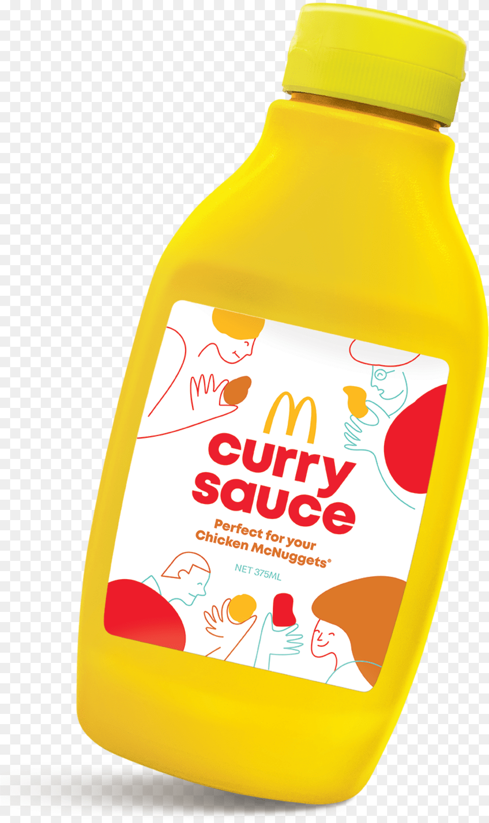 Mcdonald S Curry Sauce Bottle Data Spicy Nuggets Curry Sauce Bottle Singapore, Beverage, Juice, Orange Juice, Face Png Image