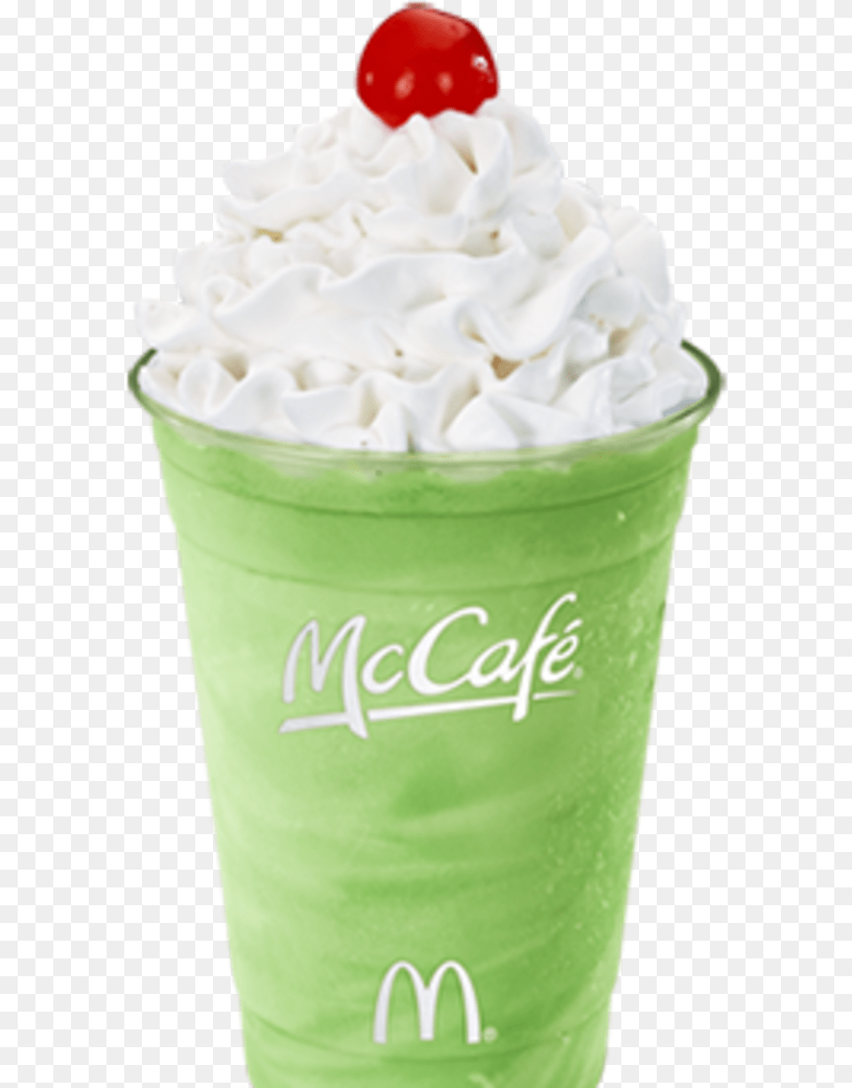 Mcdonald S Mcdonald39s Shamrock Shake, Cream, Dessert, Food, Ice Cream Free Png Download