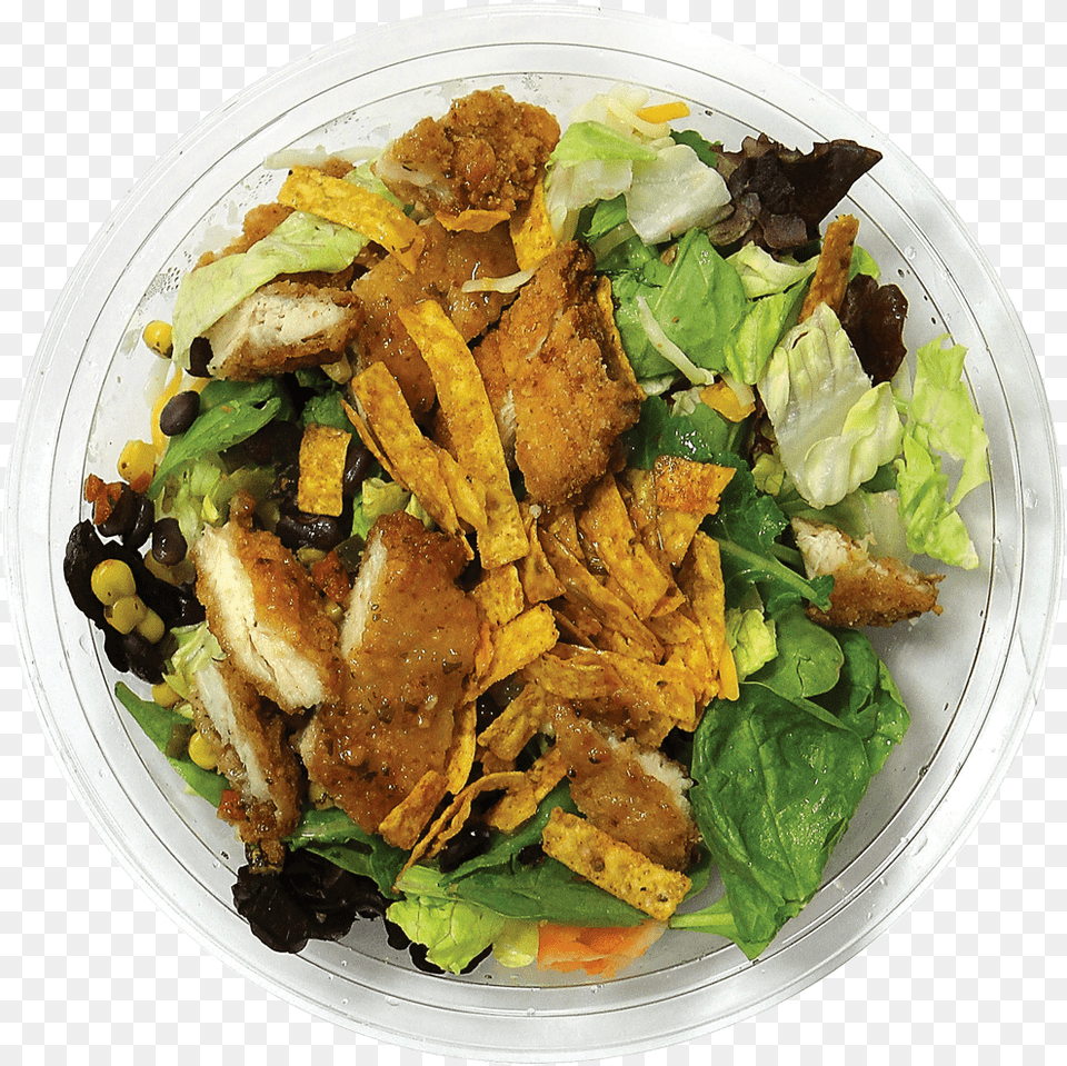 Mcdonald S Southwest Saladclass Img Responsive Mcdonalds Southwest Buttermilk Crispy Chicken Salad, Dish, Food, Food Presentation, Meal Free Png