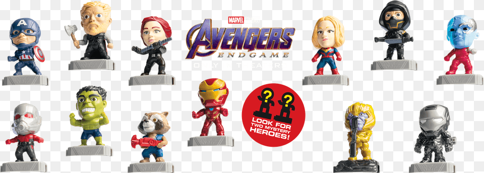Mcdonalds Avengers Happy Meal Toy, Figurine, Person, Baby, Face Png Image