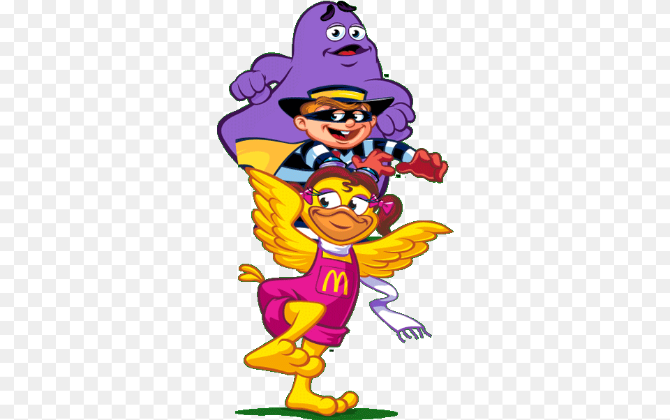 Mcdonalds Birthday Party Mcdonalds And Friends, Baby, Person, Cartoon, Face Free Png
