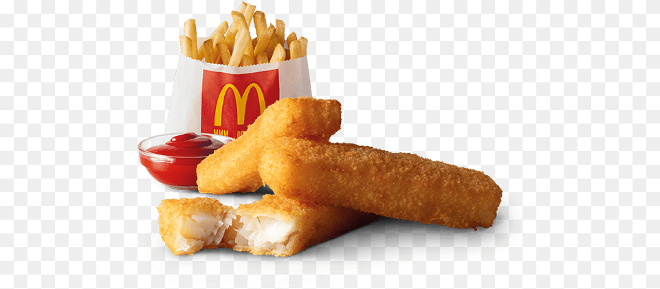 Mcdonalds Fish Finger Happy Meal, Food, Fries, Fried Chicken, Sandwich Free Transparent Png