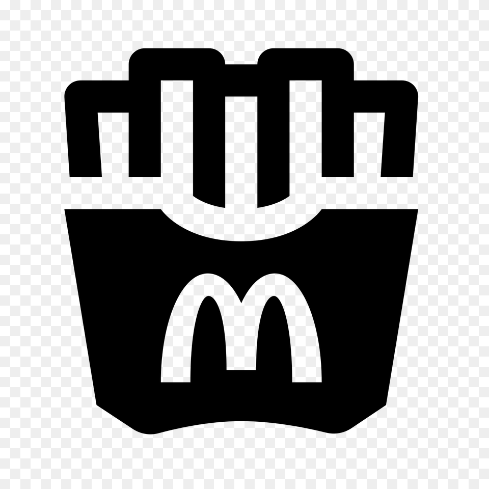 Mcdonalds French Fries, Gray Png
