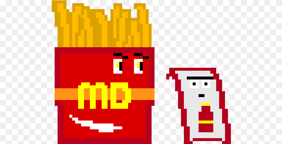 Mcdonalds Fries Pixel, Food, Dynamite, Weapon Free Png Download