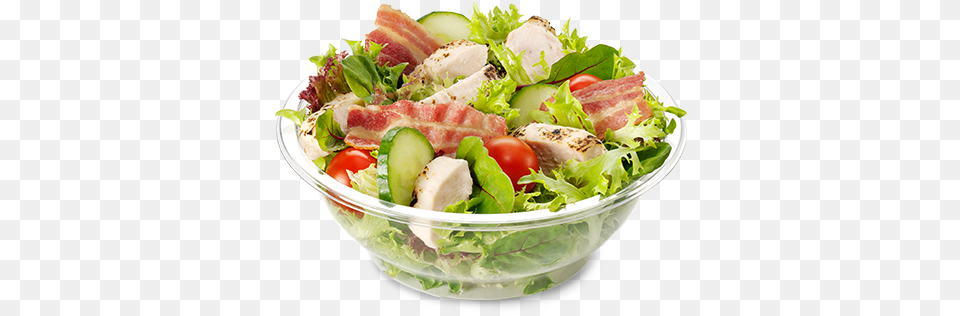 Mcdonalds Grilled Chicken Salad Grilled Chicken And Bacon Salad Mcdonalds, Food, Lunch, Meal, Meat Free Png