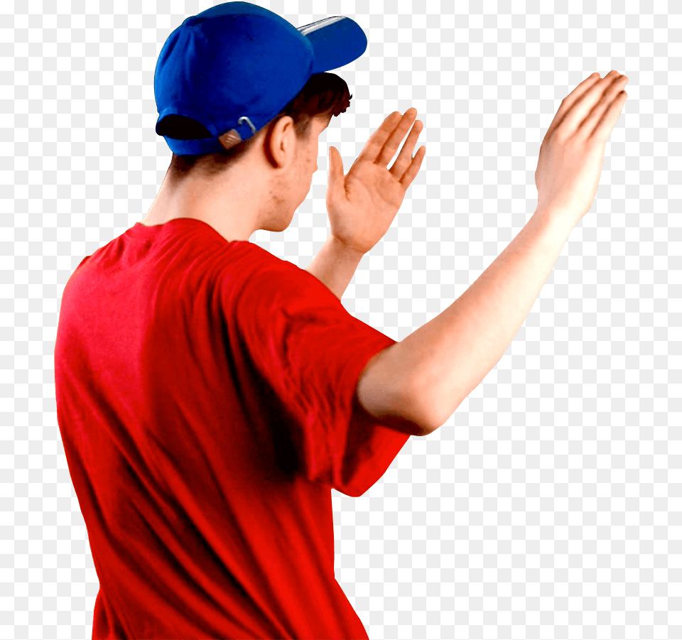 Mcdonalds Hat, Baseball Cap, Cap, Clothing, Person Png Image